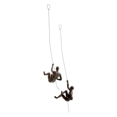 Immagine di JOTEX Climbers 1526084 Set di 2 statuette decorative, colore: Marrone ruggine