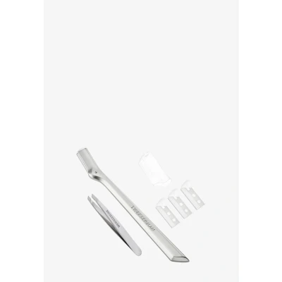 Immagine di Tweezerman MINI Slant Tweezer &amp; BROW Razor SET Rasoi, Taglia: One Size, Silver