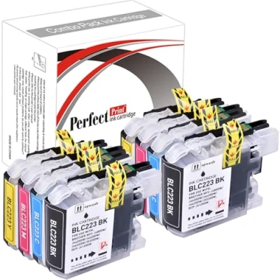 Immagine di PerfectPrint 8 Compatibile Inchiostro Cartuccia Sostituire LC223 per Brother DCP J4120DW MFC J4420DW J4620DW J4625DW J5320DW J5620DW J5625DW J5720DW Stampante