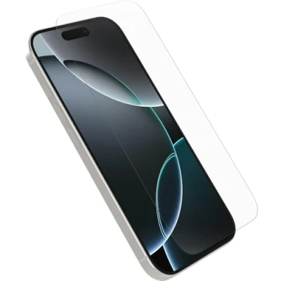 Immagine di OtterBox Pellicola protettiva in Vetro temperato Premium per iPhone 16 Pro,Protezione a rotture avanzata, graffi e cadute da 0.9m, Senza Retail Package