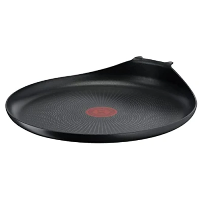Immagine di Tefal Ingenio Padella per pancake 27 cm, non induzione, rivestimento antiaderente, impilabile, lavabile in lavastoviglie, Easy Plus L1461004, colore: Nero