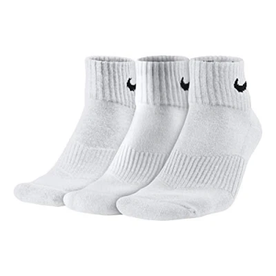 Immagine di Nike Cushion Quarter Calze Calzini Uomo, Bianco (Bianco/Nero), M (38/42 EU), confezione da 3 paia