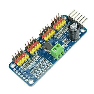 Immagine di ARCELI 16 canali PWM/Servo Driver Interfaccia IIC PCA9685 per arduino o Raspberry pi Shield Module servo