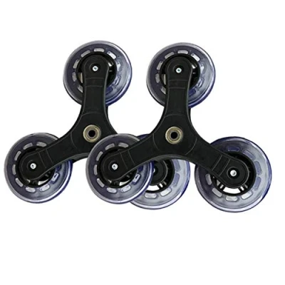 Immagine di WZCXYX 2 Pezzi Carrello della Spesa Ruota Triangolare per Arrampicata sulle Scale Ruote di Ricambio La A Tre Hardware Domestico