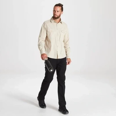 Immagine di Craghoppers Kiwi LS Shirt, Maglietta da Escursionismo Uomo, Ombre Blue, 70