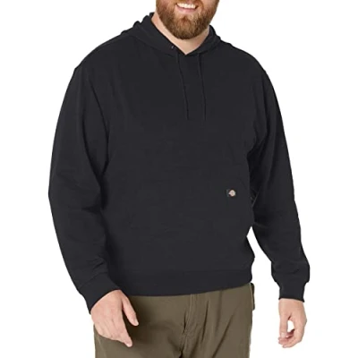 Immagine di Dickies Uomo, Felpa in Pile con Cappuccio Midweight, vestibilità Regular, Nero, XXL