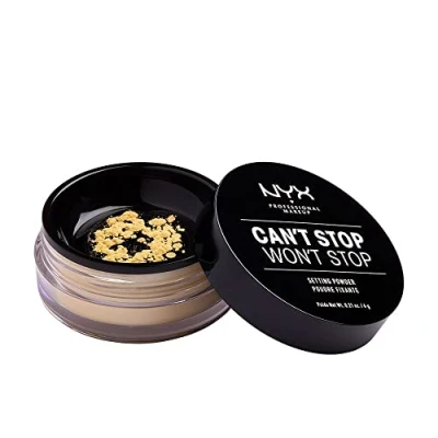 Immagine di Nyx Professional Makeup CAN ́T STOP WON Setting Powder Spray e polveri fissanti, Donna, Taglia: 6 g, banana