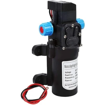 Immagine di pompa dell&#039;acqua ad alta pressione, autoadescante dc 12V 5L/min 116Psi, a membrana per camper, barche, caravan e giardini