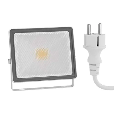 Immagine di ledscom.de faretto da giardino a LED FLIN per esterni, IP66, spina, 11,5 W, 837lm, bianco caldo, luce parete, esterno, giardino,