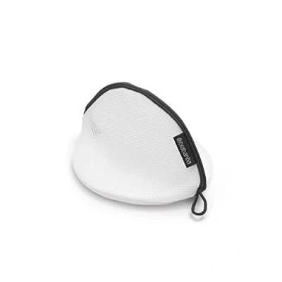 Immagine di Brabantia Sacchetto Lava Reggiseno Protettivo in Rete per il Bucato i Capi Delicati Copertura Speciale la Linguetta Realizzato Robusta White 15.5 x 26.5 1.5 cm