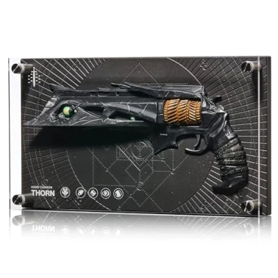 Immagine di Numskull Thorn Exotic Weapon Figure 12x7 (30 x 18 cm) Edizione Limitata Replica Statua da Collezione Merchandise Ufficiale Destiny FPS Fantascienza Action Videogioco Figurine