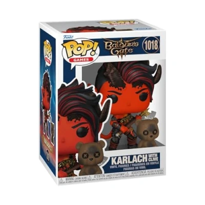 Immagine di Funko Pop! &amp; Buddy: Baldur&#039;s Gate Karlach Clive 3 Figura in Vinile da Collezione Idea Regalo Merchandising Ufficiale Giocattoli per Bambini e Adulti Video Games Fans