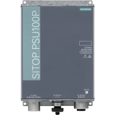 Immagine di Siemens Sitop PSU100P Alimentatore per guida DIN 24 V/DC 5 A 120 W Num. uscite:1 x Contenuto 1 pz.