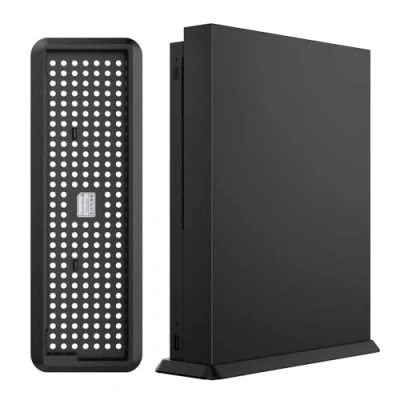 Immagine di Supporto Verticale per Xbox One X Console, Nero