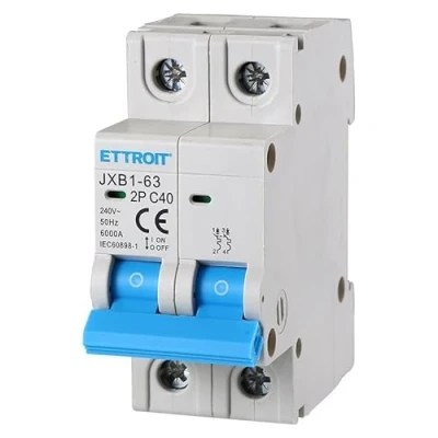 Immagine di IXTRIMA Interruttore Magnetotermico Automatico, 2P 40A 220V 6kA, Bipolare MCB C40