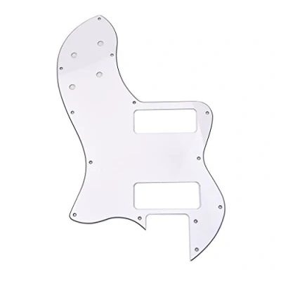 Immagine di Alnicov battipenna per chitarra Telecaster Classic Player Thinline P90 Style Scratch Plate bianco