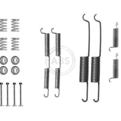 Immagine di A.B.S. 0687Q Kit accessori, Ganasce freno