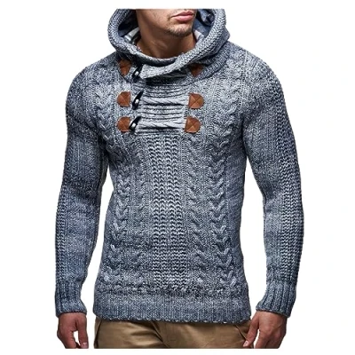 Immagine di Leif Nelson Felpa con cappuccio, Uomo, Taglia: Small, Grau