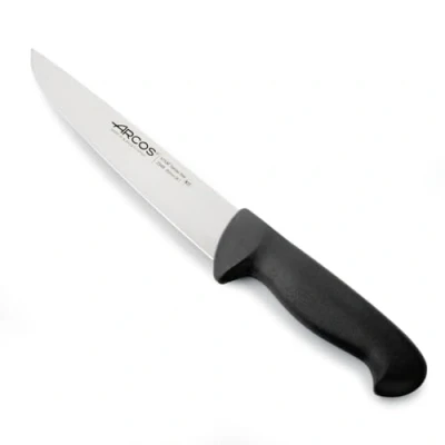 Immagine di Arcos Serie 2900 Coltello Scannare Macellaio Bistecca Lama Acciaio Inossidabile Nitrum 200 mm Manico Polipropilene Colore Nero