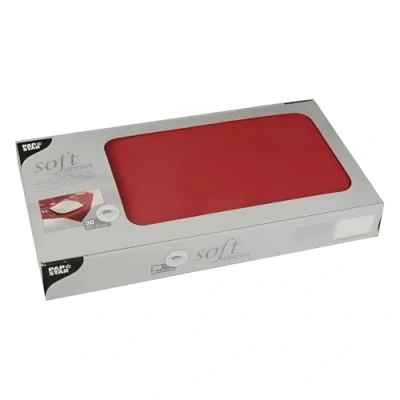 Immagine di Papstar Copritavolo, Tessuto Non Tessuto, Rosso, 6.2 x 42 22.3 cm