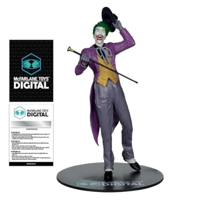 Immagine di McFarlane Toys DC Direct The Joker di Jason Fabok Scala 1:6 Posed Figure Digitale da Collezione