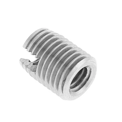 Immagine di 20pcs inserto filettato autofilettante M4 x 8mm Vite con intaglio Dadi in acciaio inossidabile per riparazione elicoidale