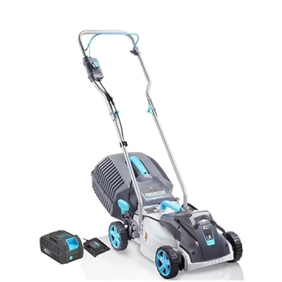 Immagine di swift tosaerba senza fili 40 V 32 cm Larghezza di taglio, a batteria con 5 livelli 20 60 mm Altezza inclusa 1 e caricatore 2,0 Ah