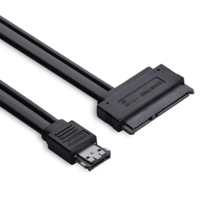 Immagine di chenyang CY Doppia alimentazione da 50 cm, 12 V e 5 V, eSATAp, potenza eSATA USB 2.0, Combo a cavo SATA 22 pin per hard disk 2.5, 3.5