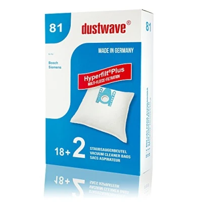 Immagine di Megapack 20 Sacchetti per aspirapolvere Siemens VBBS616V00 Dustwave® di marca/Made in Germany + micro filtro