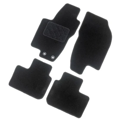 Immagine di AutoStyle TM FI549 Set tappetino Tessile anteriore e posteriore 4 nero