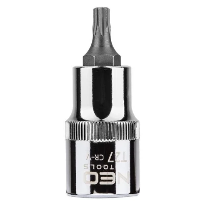 Immagine di NEO TOOLS 08 752 Serie di bussole 1/2 T27 Acciaio al cromo vanadio, per utensili Torx interno