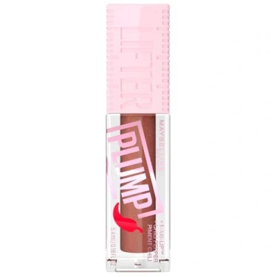 Immagine di Maybelline New York Gloss per labbra effetto rimpolpante immediato e volume XXL, arricchito con peperoncino, Lifter Plump, tinta Cocoa Zing, 5,4 ml