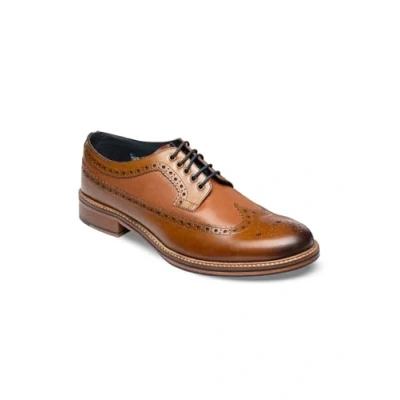 Immagine di Ben Sherman Archie Brogue Scarpe Stringate da Uomo in Pelle Marrone. EUR 41