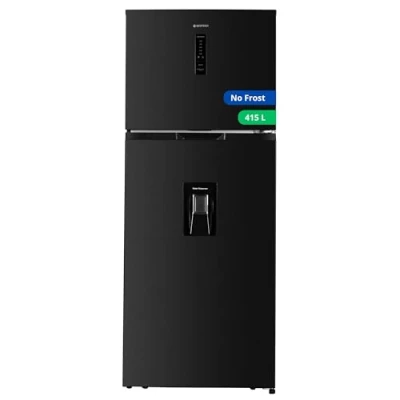 Immagine di GEDTECH Frigorifero combinato congelatore alto 415L GDP415NFDX Distributore d&#039;acqua No Frost Dark inox