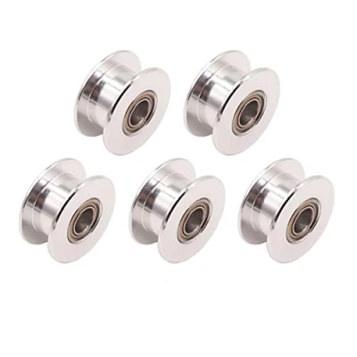 Immagine di Winsinn 2 GT GT2 alluminio cinghia dentata puleggia 20 denti 3 mm 5 16 foro per stampante 3D 6 10 larghezza (confezione da pezzi), 6MM 20T 5mm Bore, Toothless