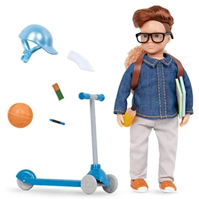 Immagine di Lori 6&quot; Boy Doll with Scooter, Thomas, Colore, LO31208Z