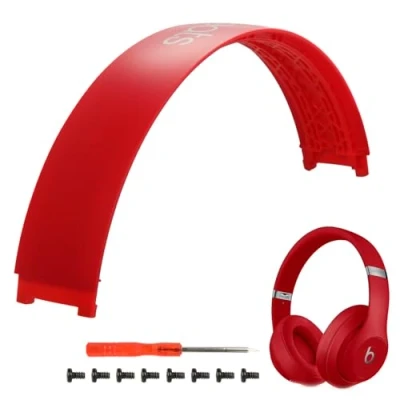 Immagine di Studio 2 Kit di riparazione per Fascia capelli 3, compatibile con 3.0 / Wireless (B0500 B0501) superiore (Studio 3 rosso)