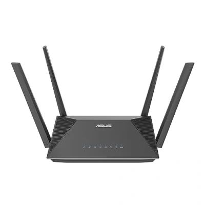 Immagine di ASUS RT AX52 AX1800 Router estendibile Dual Band WiFi 6, Instant Guard, Parental Control, VPN, compatibile AiMesh, QoS, Punto di accesso/Ripetitore, Nero