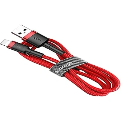 Immagine di Baseus Cafule Cable USB to Lightning Cable, 2.4 A, 0.5 m (Red)
