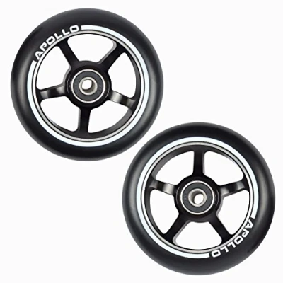 Immagine di Apollo Rotelle per Monopattino Stunt Scooter 100mm PRO Wheels con Alu Core 2X Cuscinetti a Sfera ABEC 9, di Ricambio Adatte monopattini , Freestyle e Kick