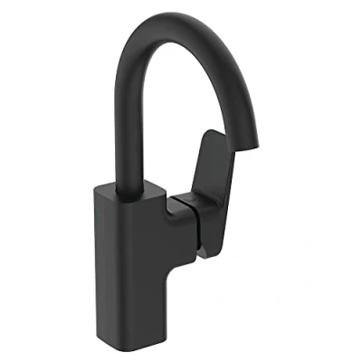 Immagine di Ideal Standard Ceraplan BD245XG, miscelatore monocomando a bocca alta, colore nero seta