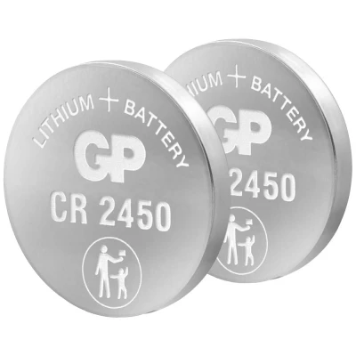 Immagine di GP Batteries GPCR2450STD442C2 Batteria a bottone CR 2450 Litio 600 mAh 3 V 2 pz.