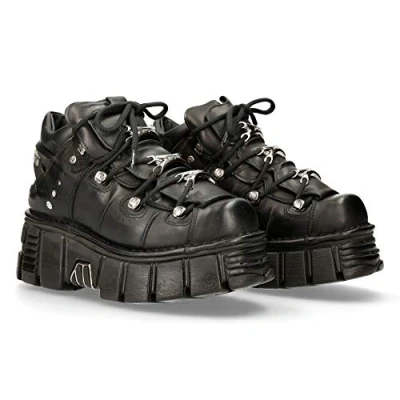 Immagine di New Rock C66 Ankle Platform Donna Scarpe Nero 39 EU