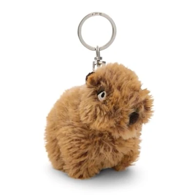 Immagine di NICI Portachiavi Capybara Capy Barbara 10cm marrone Delizioso ciondolo in forma di animale morbido peluche con anello per cordini e pendenti