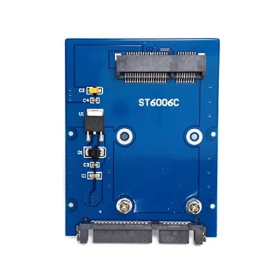 Immagine di cablecc Slim Type Mini PCI E mSATA SSD a 2,5&quot; SATA 3.0 22pin HDD Adattatore Hard Disk PCBA