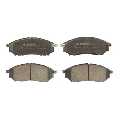 Immagine di ABE C11078ABE Kit pastiglie freno Assale anteriore con segnalatore acustico usura NISSAN: Qashqai 2, / Qashqai+2 I, NP300 Navara Pick up