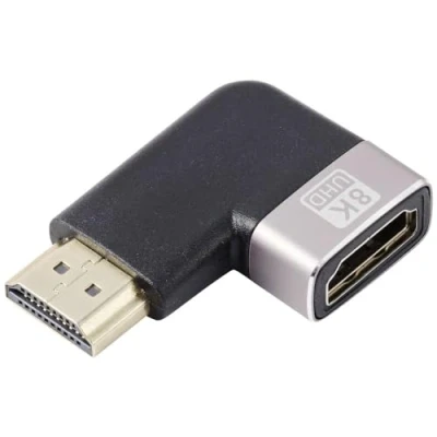 Immagine di SpeaKa Professional SP 11302004 Adattatore HDMI (1x spina 1x presa HDMI) (HDMI), dati + video, Nero, Argento
