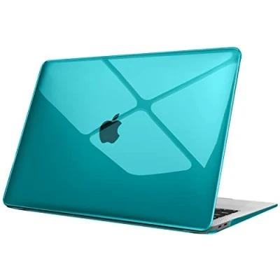 Immagine di FINTIE Custodia Compatibile con MacBook Air 13 2020/2019/2018 (A2337 M1 / A2179 A1932) Cover Rigid Protettivo Guscio Rigido Case, Ciano Scuro