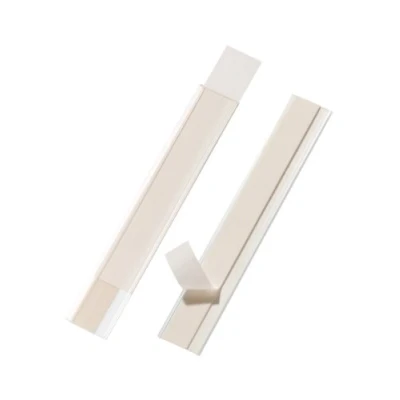 Immagine di Durable 804519 Scanifix, porta etichetta adesivo, apertura lato superiore e a lato, 200x30 mm, trasparente, confezione da 5 pezzi