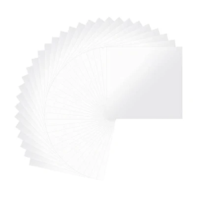 Immagine di MANCHAP 30 fogli vuoti per stencil in Mylar da x cm, pellicola 10 mm, di plastica creare i tuoi